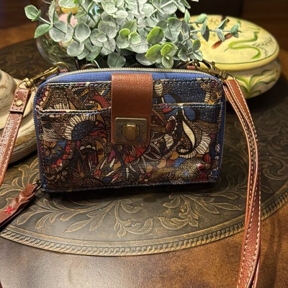 Sakroots Blue Patterned Women's Crossbody Bag - Picture 3 of 10
